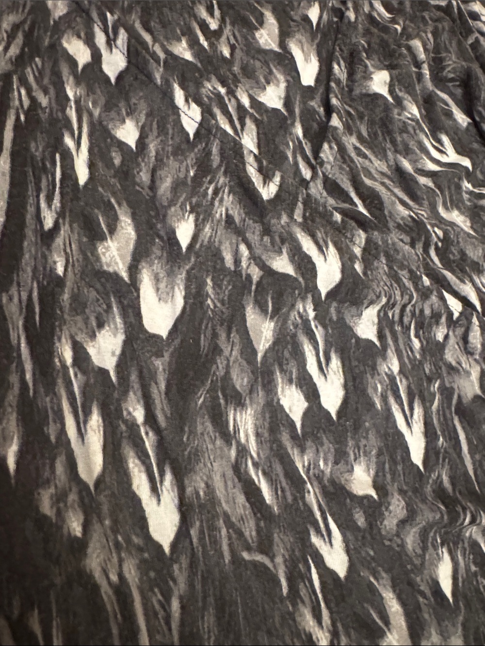 Talbots Black & White Faux Wrap-Style Long Sleeve Dress - Picture 3 of 3